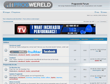 Tablet Screenshot of progwereld.4rum.nl